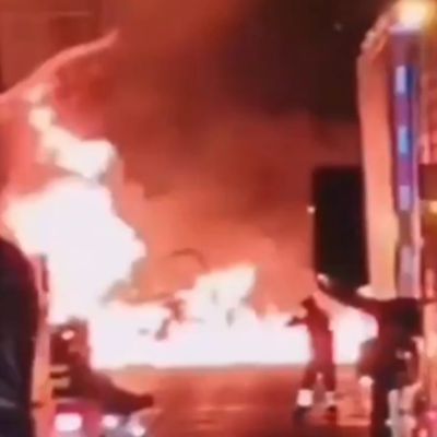 Policia-estatal-de-Puebla-muere-tras-choque-e-incendio-de-patrulla-en-la-Mexico-Puebla