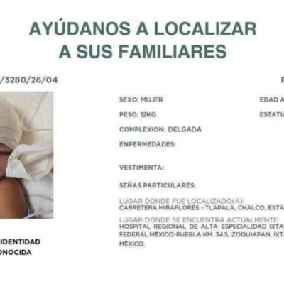 Fiscalia-busca-a-familiares-de-nina-que-sobrevivio-a-accidente-en-la-carretera-Chalco–Miraflores