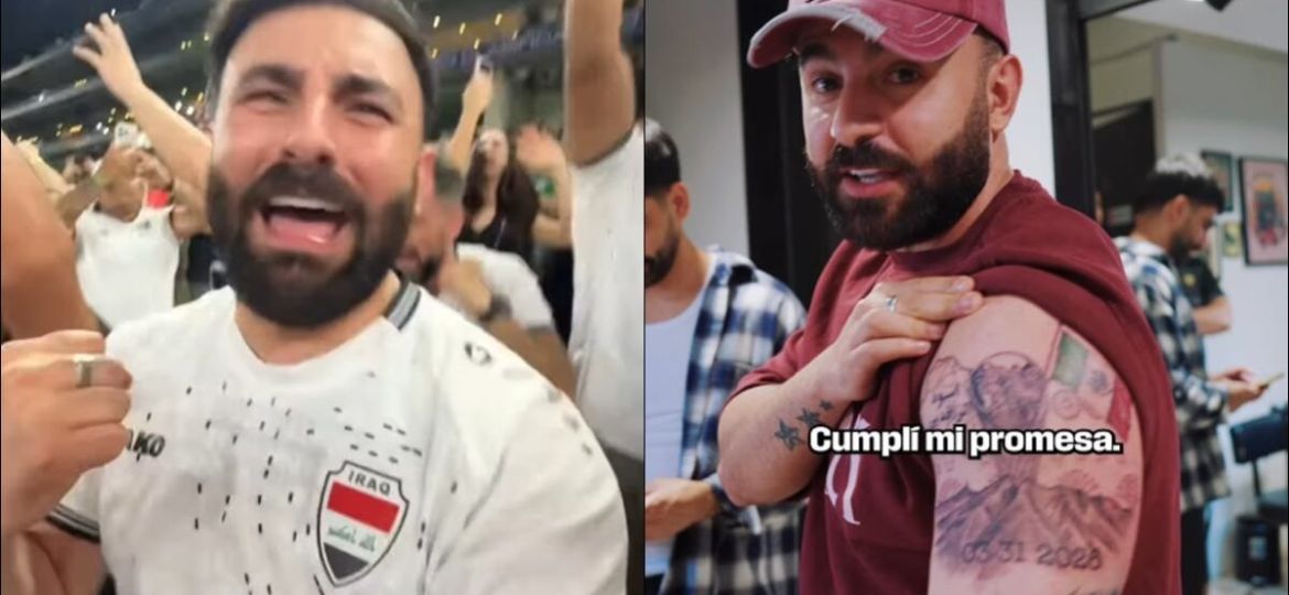 Un-aficionado-iraqui-inmortaliza-en-la-piel-la-bandera-de-Mexico-y-el-Cerro-de-la-Silla-tras-la-clasificacion-de-Irak-al-Mundial-2026